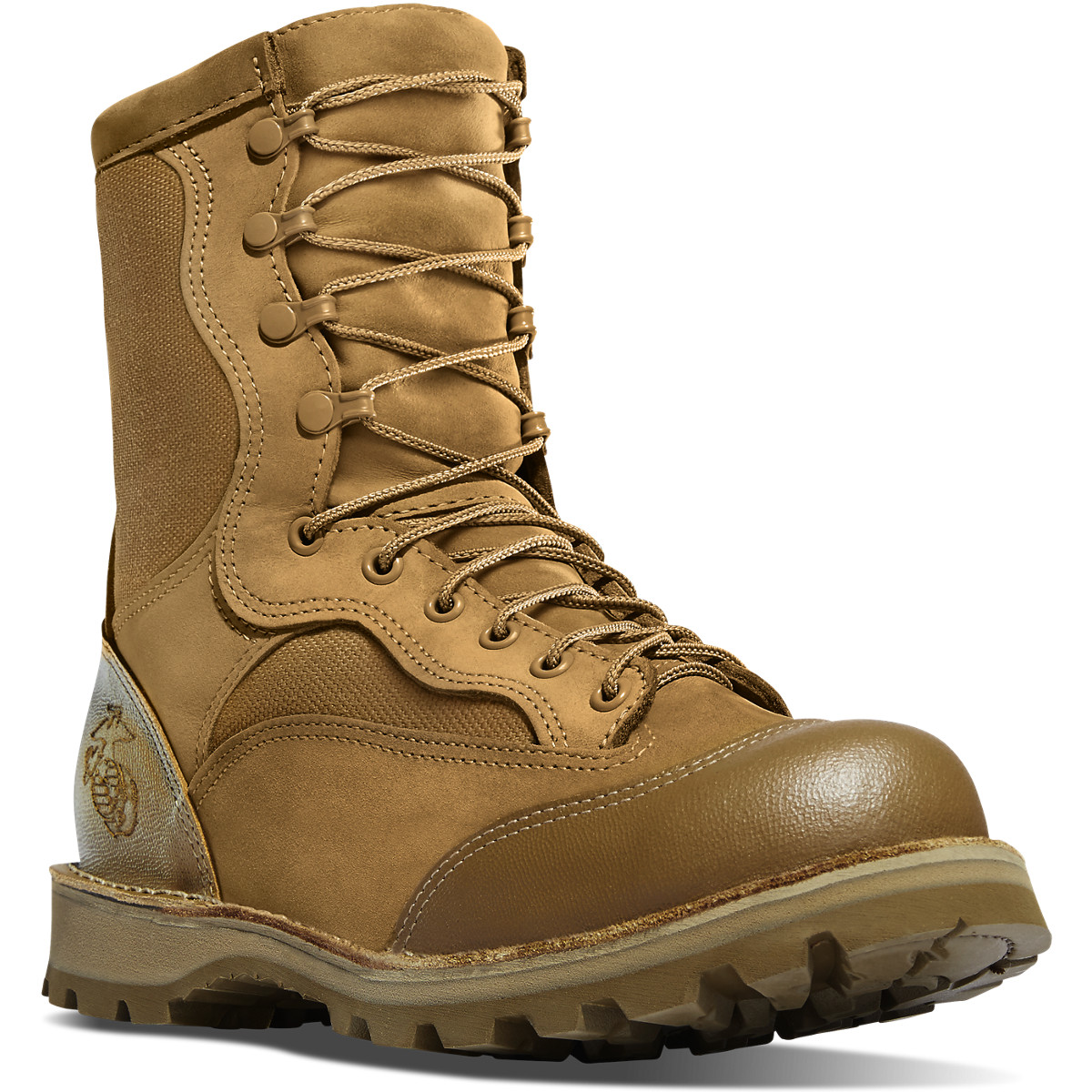 Botas Militares Danner Hombre Mexico - USMC Rat Marrom - HYLOP4623